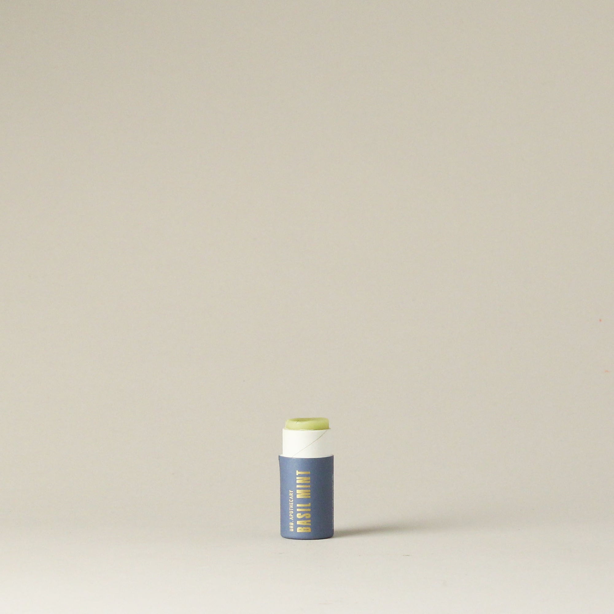 Basil Mint Lip Balm Zero Waste Paper Tube