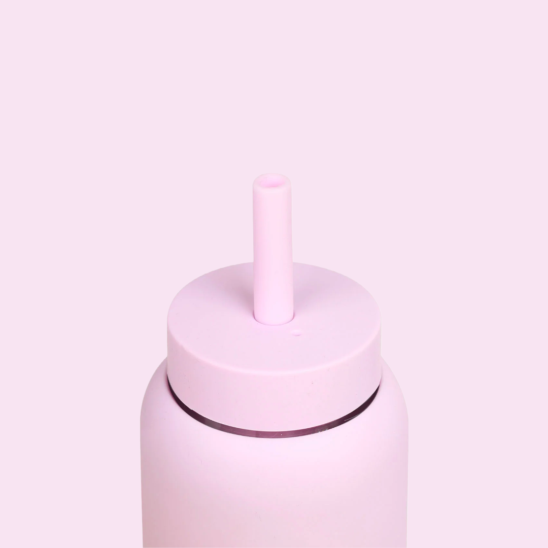 Mini Lounge Straw & Cap for Mini Glass Water Bottle